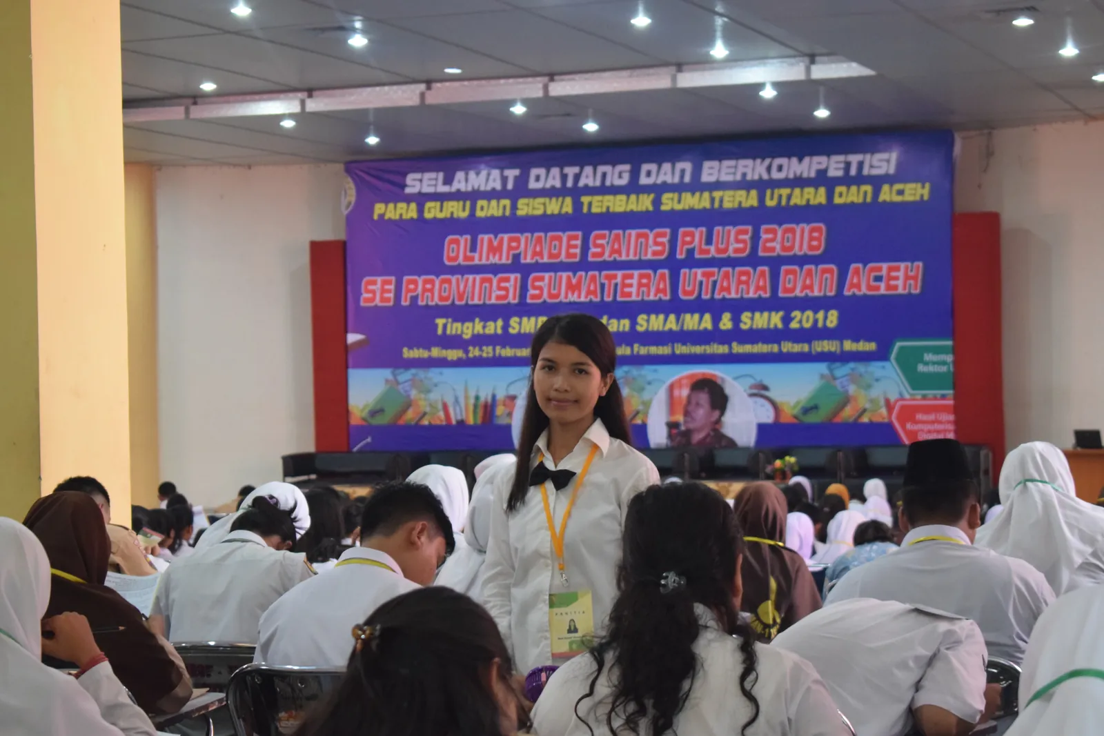 Suasana kegiatan Olimpiade Sains Plus 2018