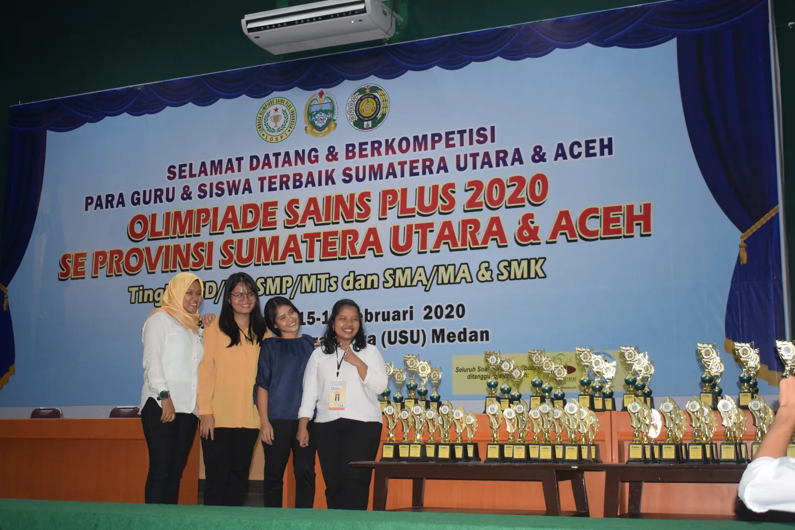 Dokumentasi kegiatan Olimpiade Sains Plus 2020