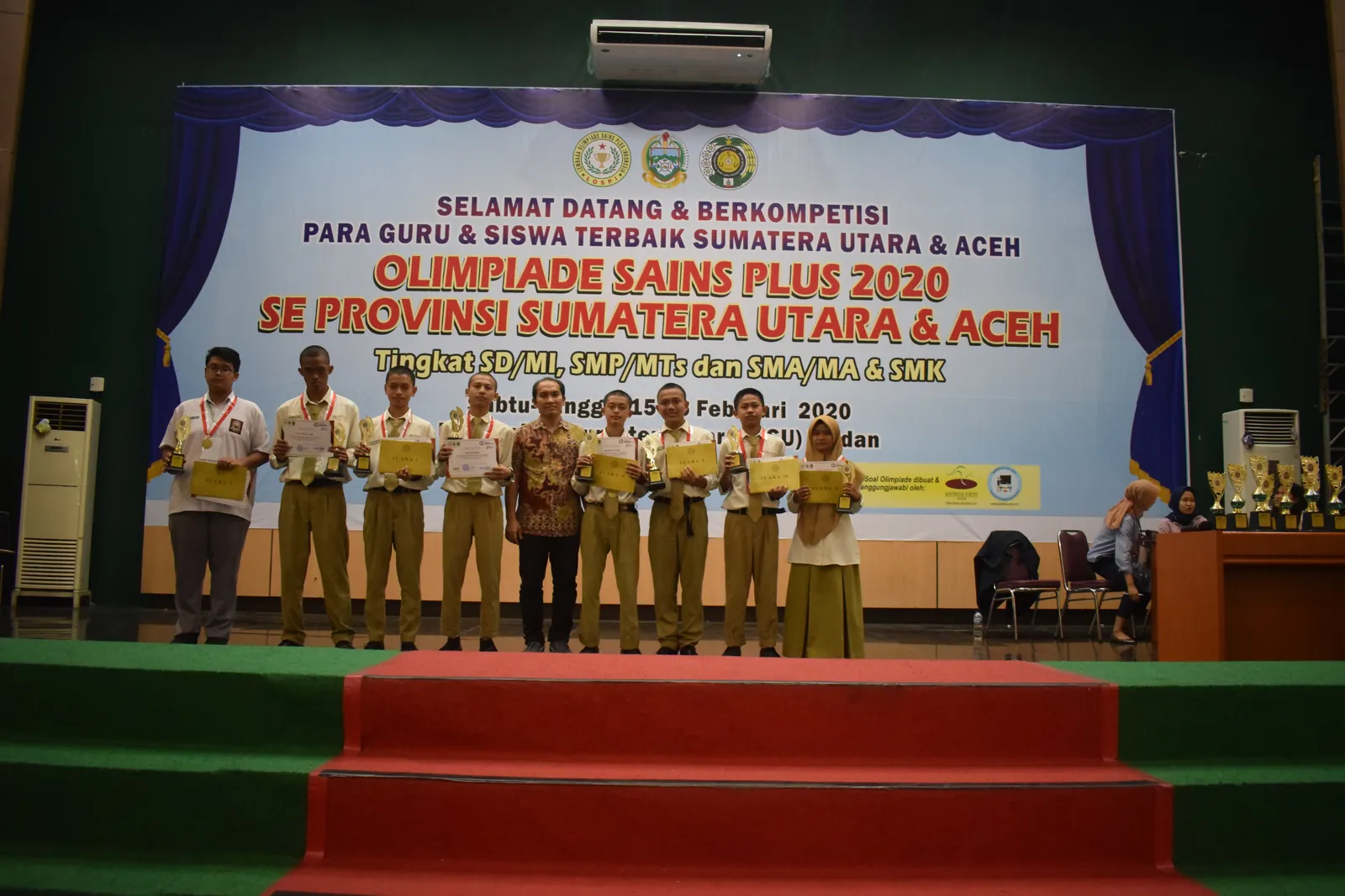 Dokumentasi kegiatan Olimpiade Sains Plus 2020